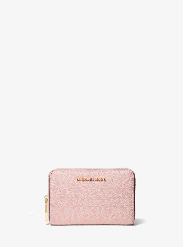 Damske Penazenky Michael Kors Small Logo Ruzove - Doplnky Michael Kors Nejlevnejsi | QFHXU-3068